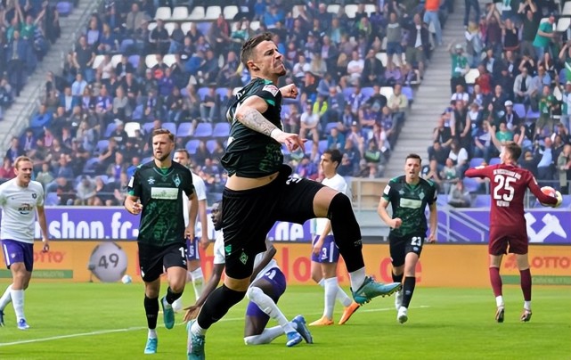 Le Werder Brême bat le FC Erzgebirge Aue 3-0 à l'extérieur